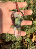 Prehnite Twin protection Talisman