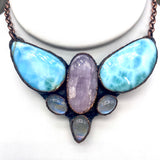 Wings of Larimar Necklace