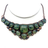 Green With Envy Heart Space Necklace.