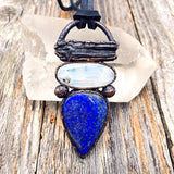 Lapis Divine Masculine/Feminine Protection Talisman