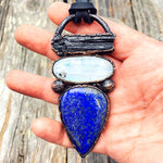 Lapis Divine Masculine/Feminine Protection Talisman