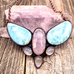 Wings of Larimar Necklace