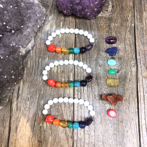 Chunky Chakra Festival Bracelet